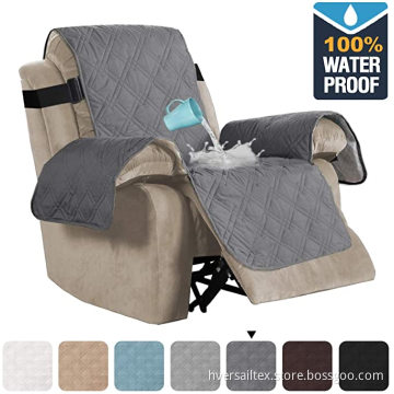 Living Room 100% Waterproof Quilted Recliner Chair Cover